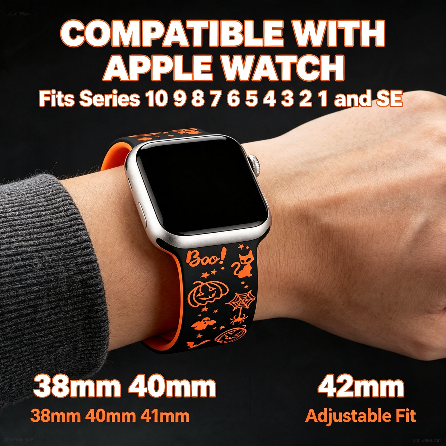 Halloween Silicone Band for Apple Watch