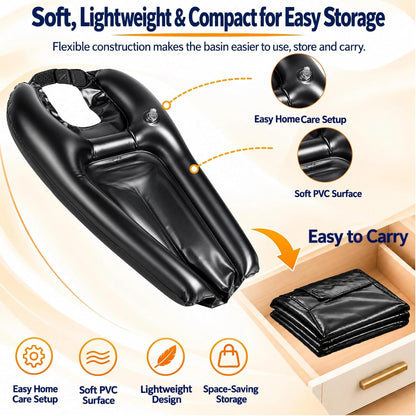 Inflatable Hair Washing Basin with Air Pump