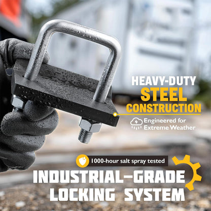 Heavy Duty Hitch Clamp for 1.25" and 2" Receivers