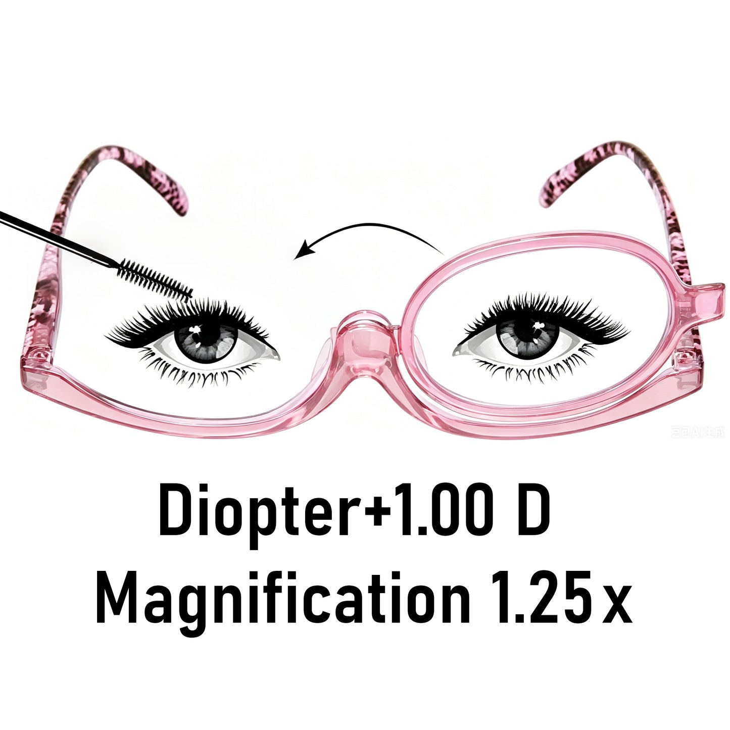 Makeup Reading Glasses for Undereye Application