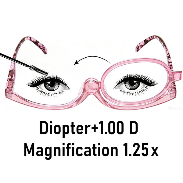 Makeup Reading Glasses for Undereye Application