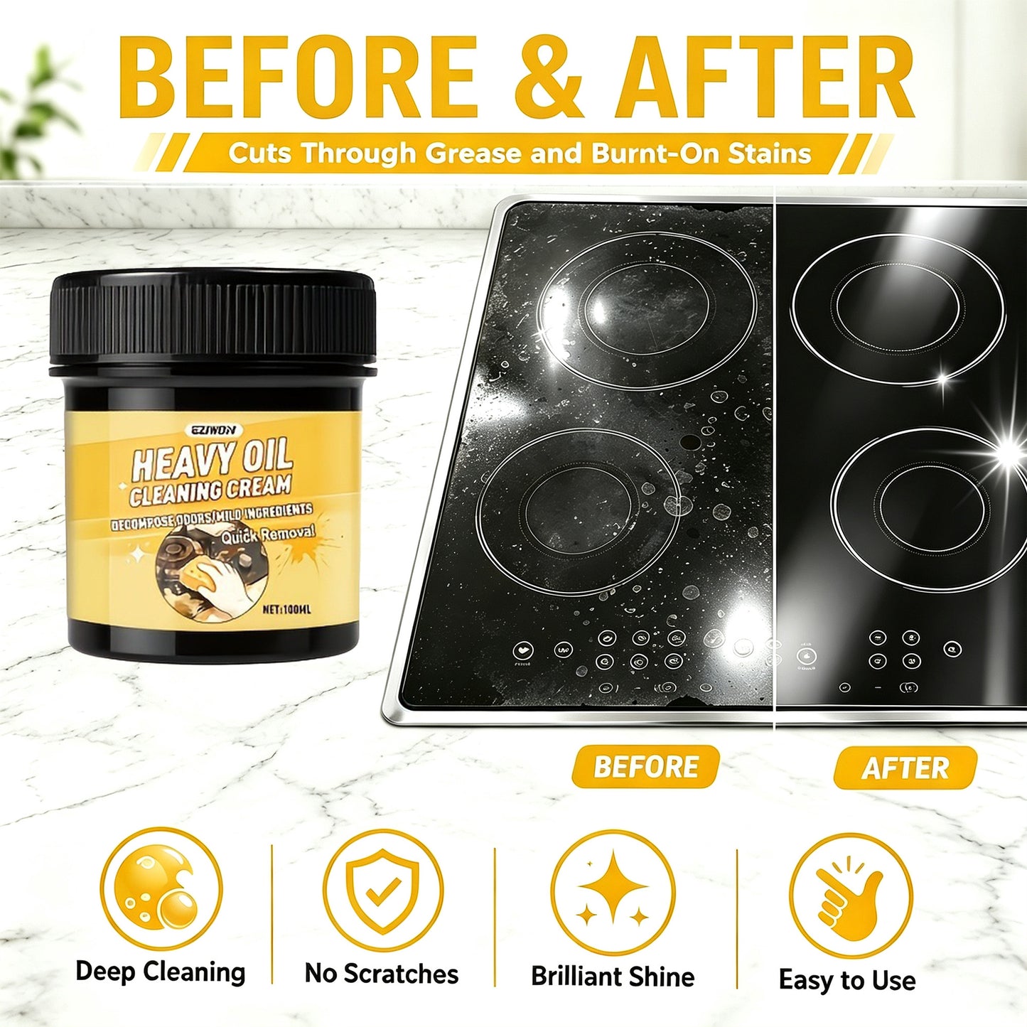 Heavy Duty Kitchen Cleaning Cream