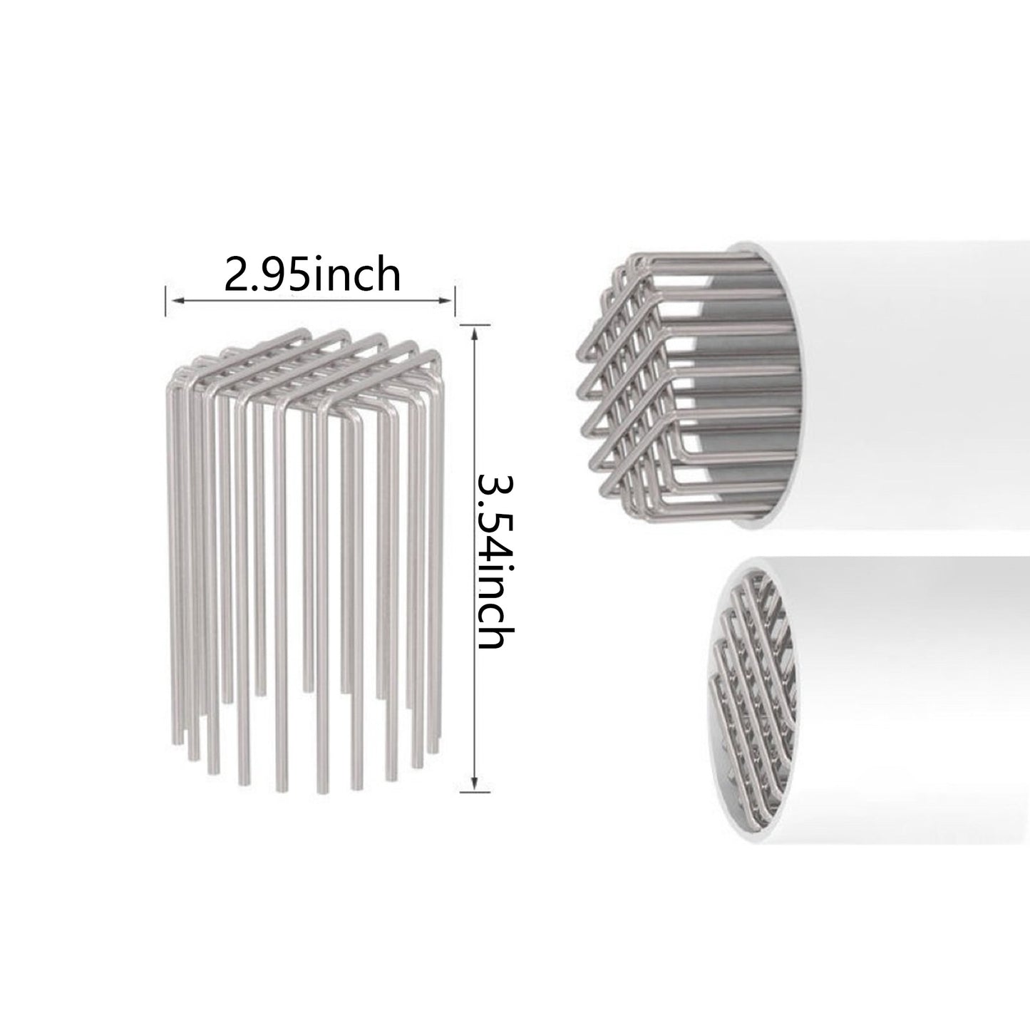 Stainless Steel Downspout Gutter Guard for Debris & Rodents