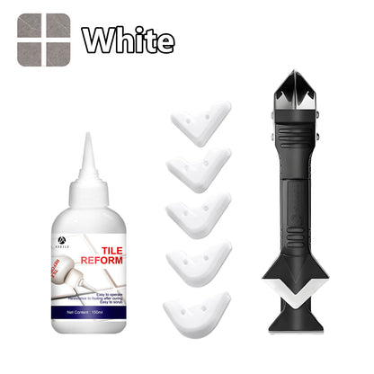 Waterproof Tile Grout Repair Filler for Bathroom, Kitchen & Floor Tile Gaps