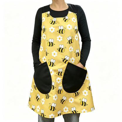 Cross Over Vest Style Apron with 2 Large Pockets