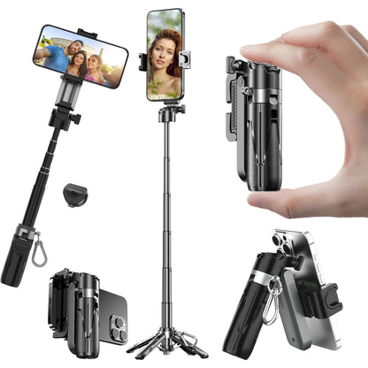 Mini Selfie Stick Tripod Stand with Bluetooth Remote