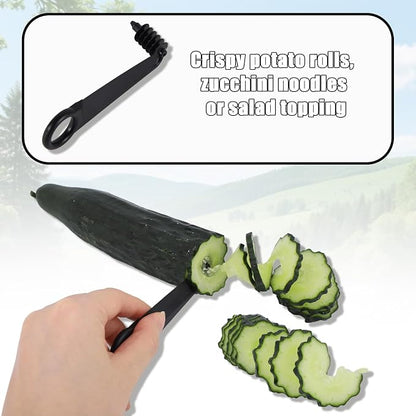 Kitchen Spiral And V-Shaped Tools,Spiral Cutter For Veggies, Fruits
