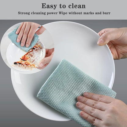 5-Pcs Washable Absorbent Surface Polishing Cloths