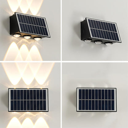Porch Lights Outdoor Up And Down Illuminated Solar Lights