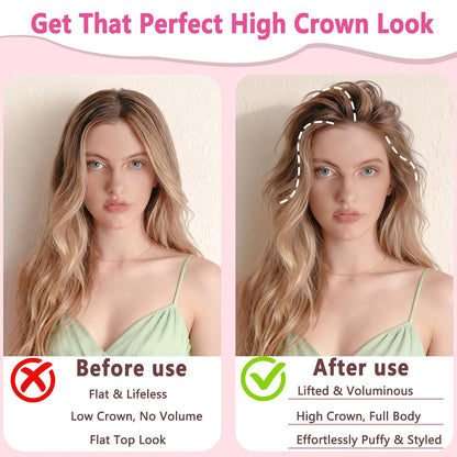 2Pack 3-and-6 Teeth Root Lift Volumizing Comb for Curl Enhancement & Fluffy Fuller Locks