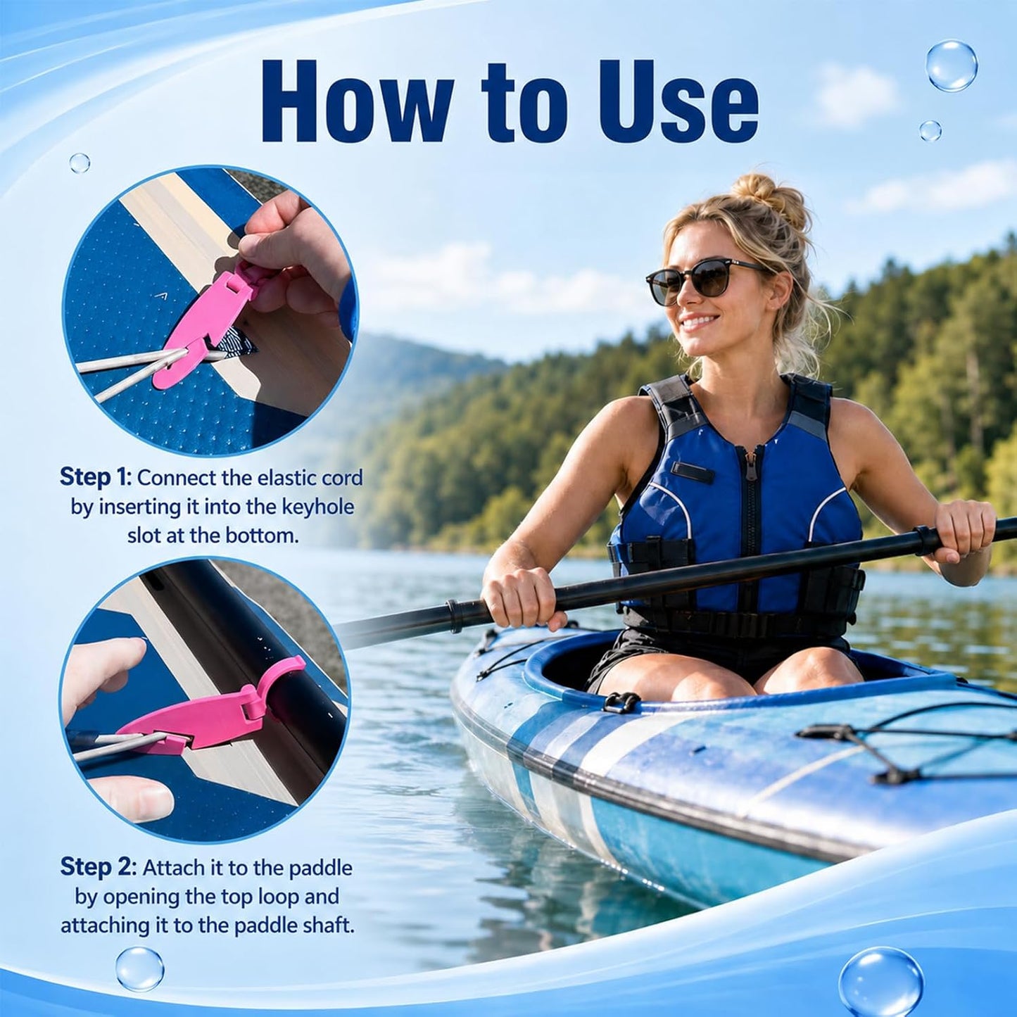 6-Pack Of Kayak Paddle Board Clamps - Paddle Board Clamp Holders
