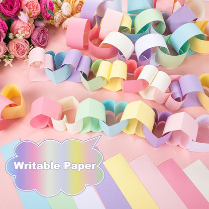 Paper Chains Garland Bright Paper Strips