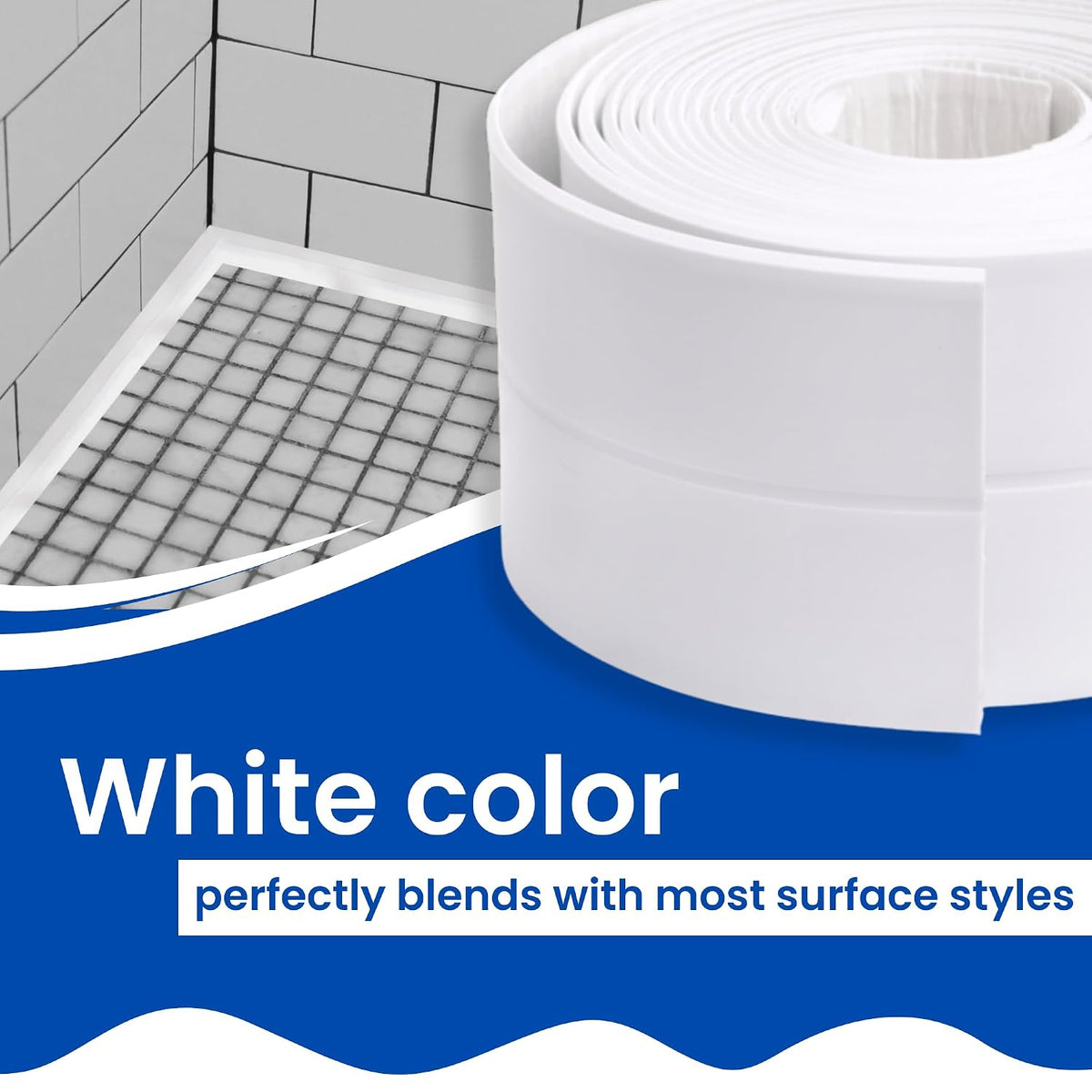 Self Adhesive Waterproof Caulking Tape Peel & Stick Sealant Strip