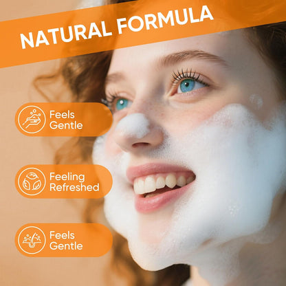 Facial Cleanser Mousse with Silicone Brush