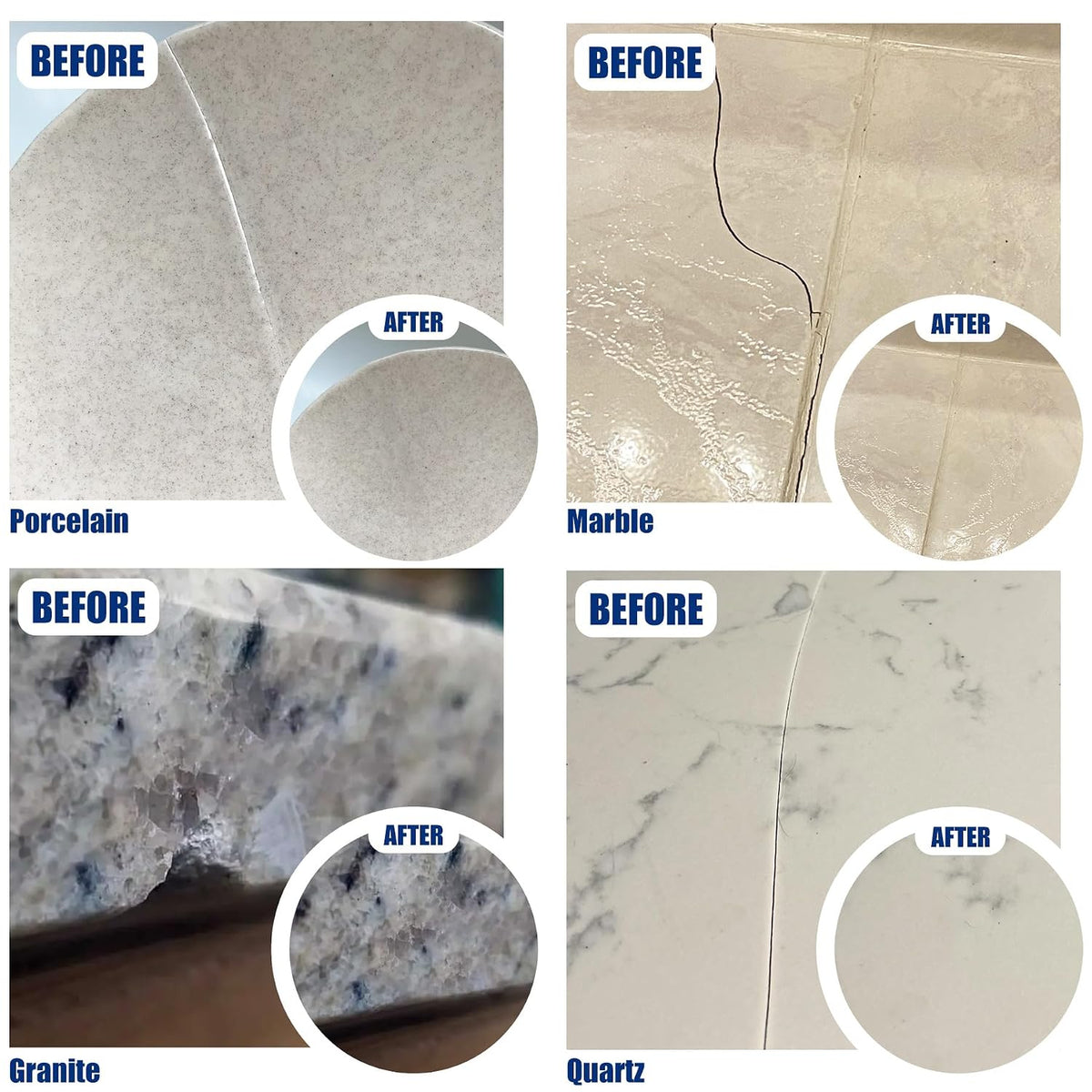 Quick-Drying Tile Repair Glue kit