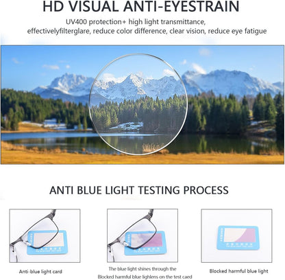 Unisex Photochromic Prescription Glasses With UV Protection