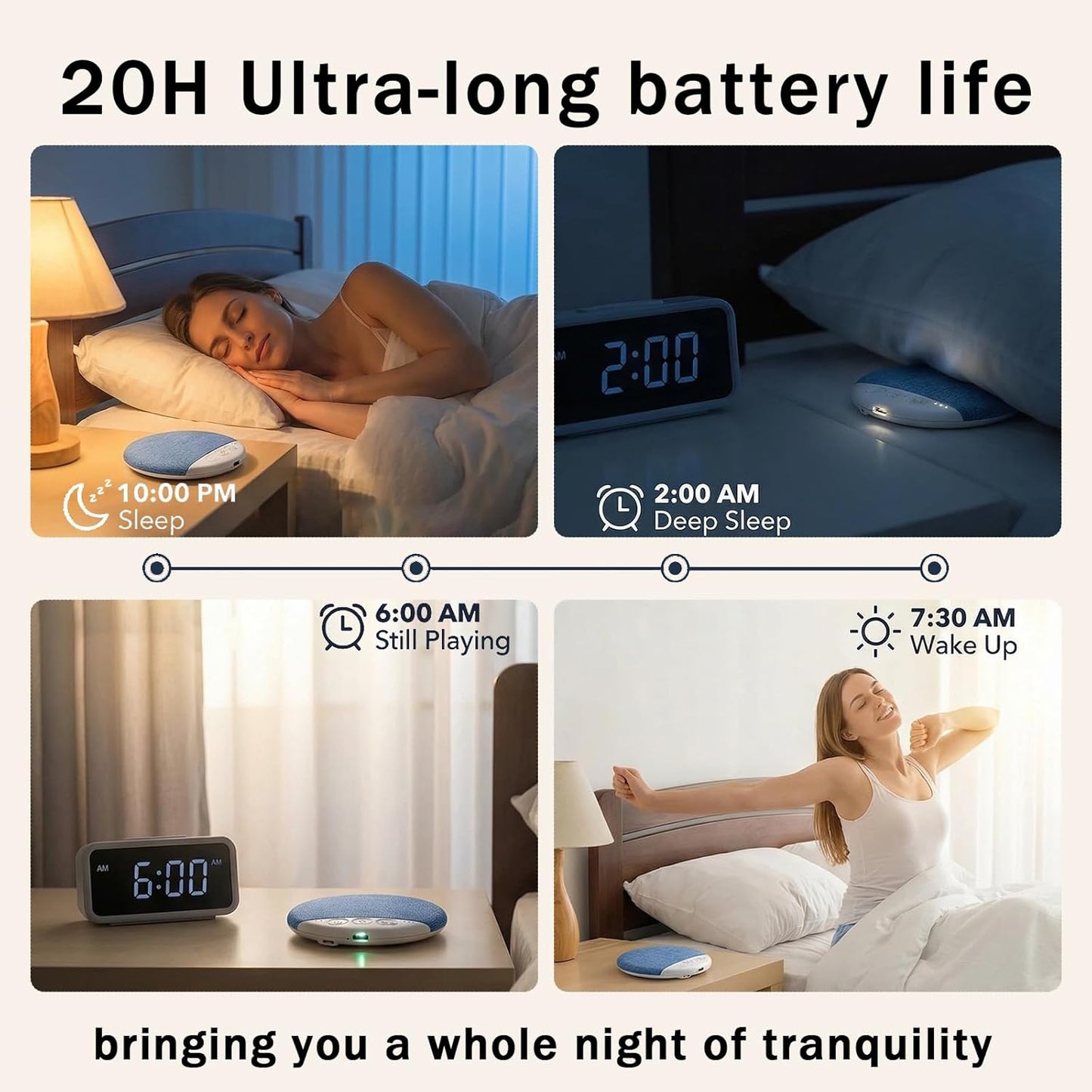 2026 New Bluetooth Pillow Speaker for Sleeping, Ultra-Thin 1.1cm Under Pillow Speaker