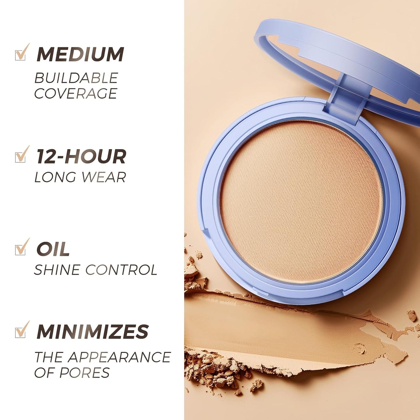 Face Powder Waterproof Long Lasting Setting Powder Blurring