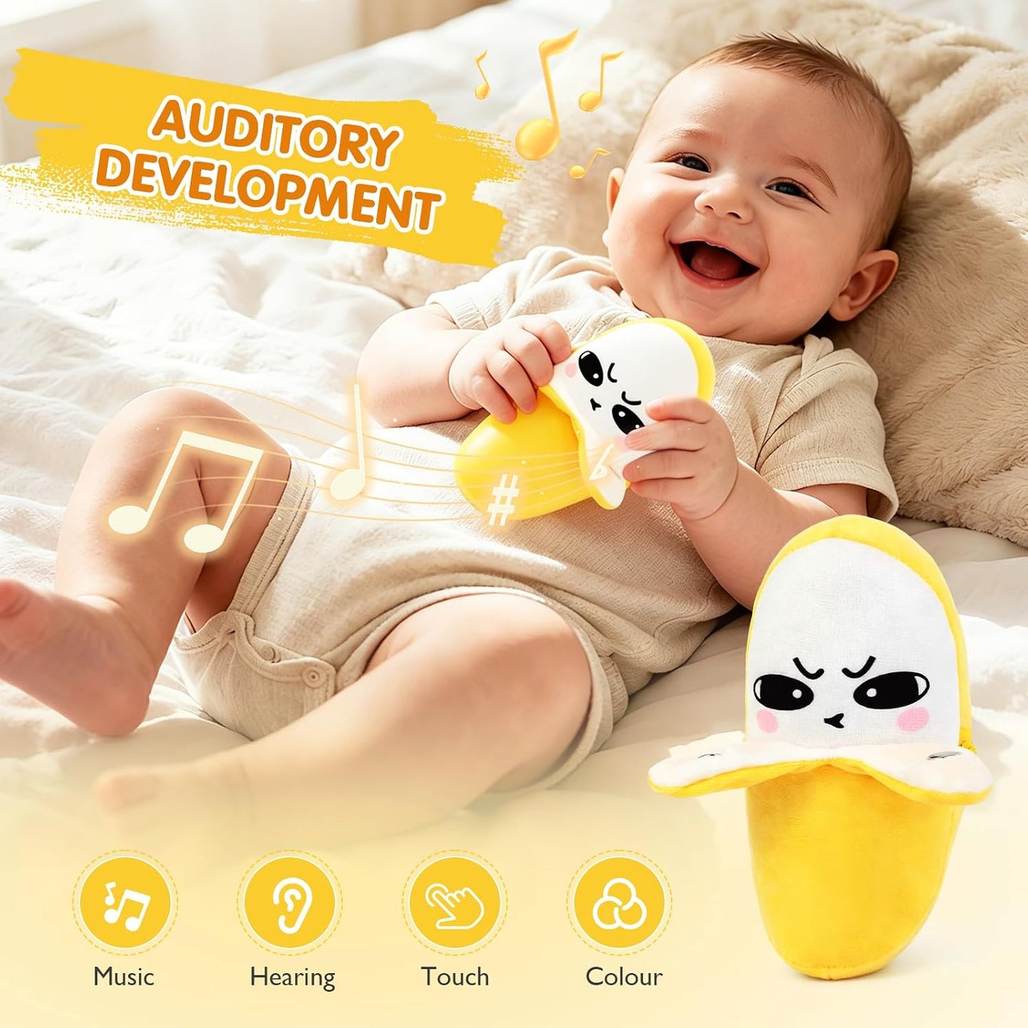 Interactive Educational Activity Toy with Sound for Infants, Toddlers & Kids, Fun Christmas and Birthday Gifts