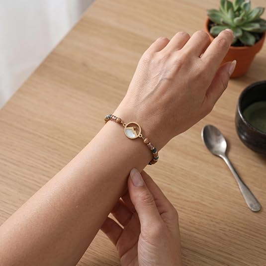 Golden Mustard Seed Bracelet For Women - Inspirational Religious Gift