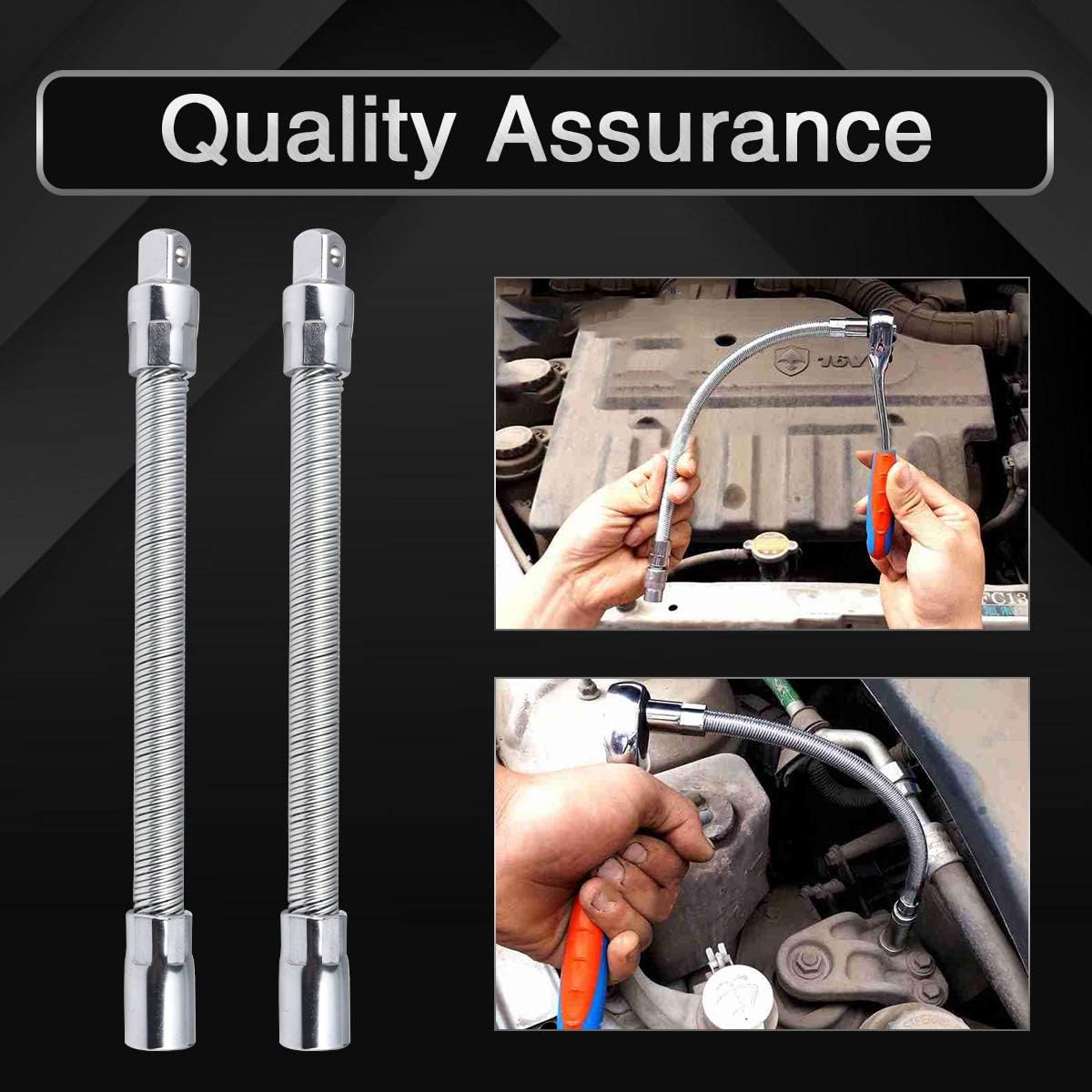 Flexible Socket Extension Bar Joint Head Post Connecting Link Shaft Drive Adapter