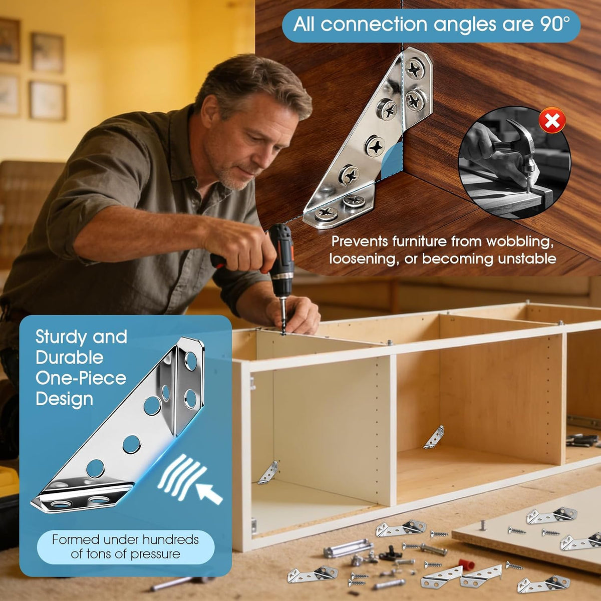 Stainless Steel Corner Brackets