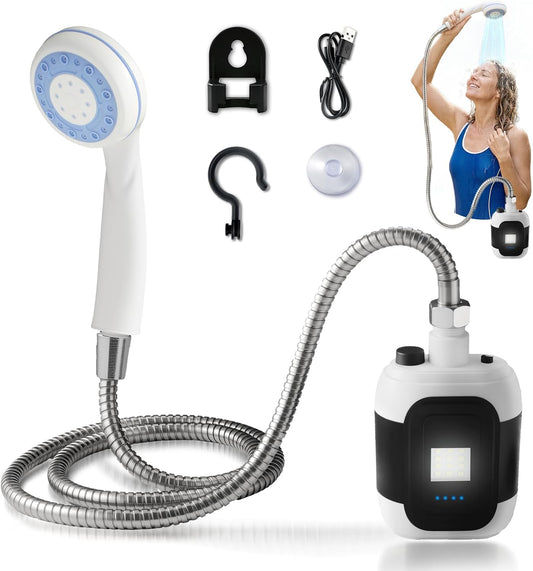 USB Rechargeable Electric Water Pump for Outdoor Showers