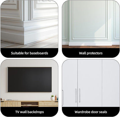 100 Double-Ended Baseboard Nails - Invisible Safety Screws
