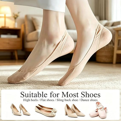 5 Pairs Of Boat Socks – Specially Designed Ultra-Low-Cut Half-Foot Socks