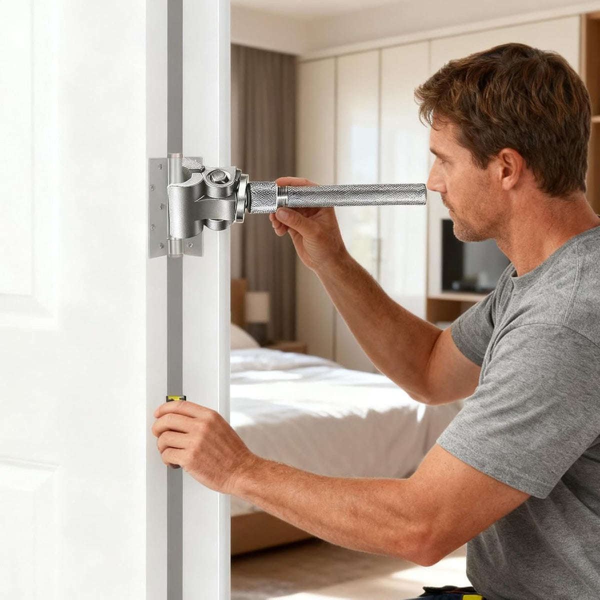 Adjustable Steel Hinge Wrench -Precision Control Door Hinge Adjuster