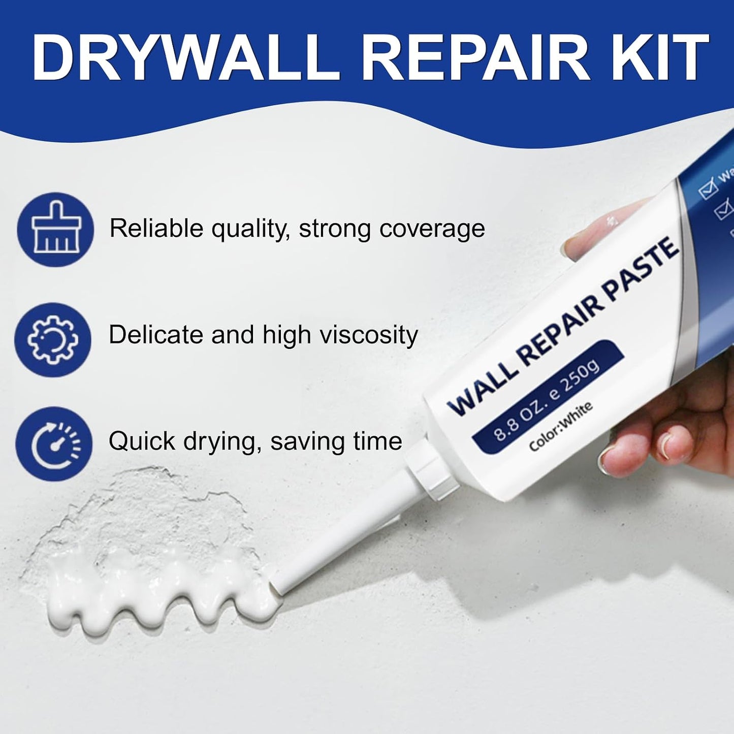 Wall Repair Paste – Wall Repair Kit With Scraper