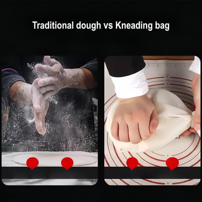 2PCS Silicone Dough Kneading Bags – Reusable Food-Grade Mixing Bags for Bread, Pizza & Pastry Dough