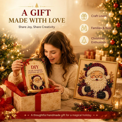 DIY Holiday Pearl Art Kit – Frame Included