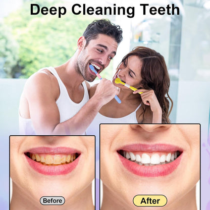 3-Sided Extra Soft Triple-Sided Brush for Deep Cleaning