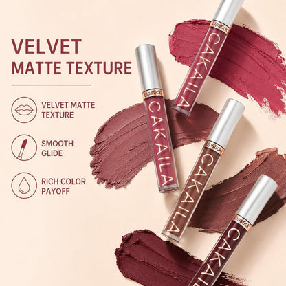 6 Pcs Matte Lipstick Set Long Lasting and Waterproof Lip Gloss