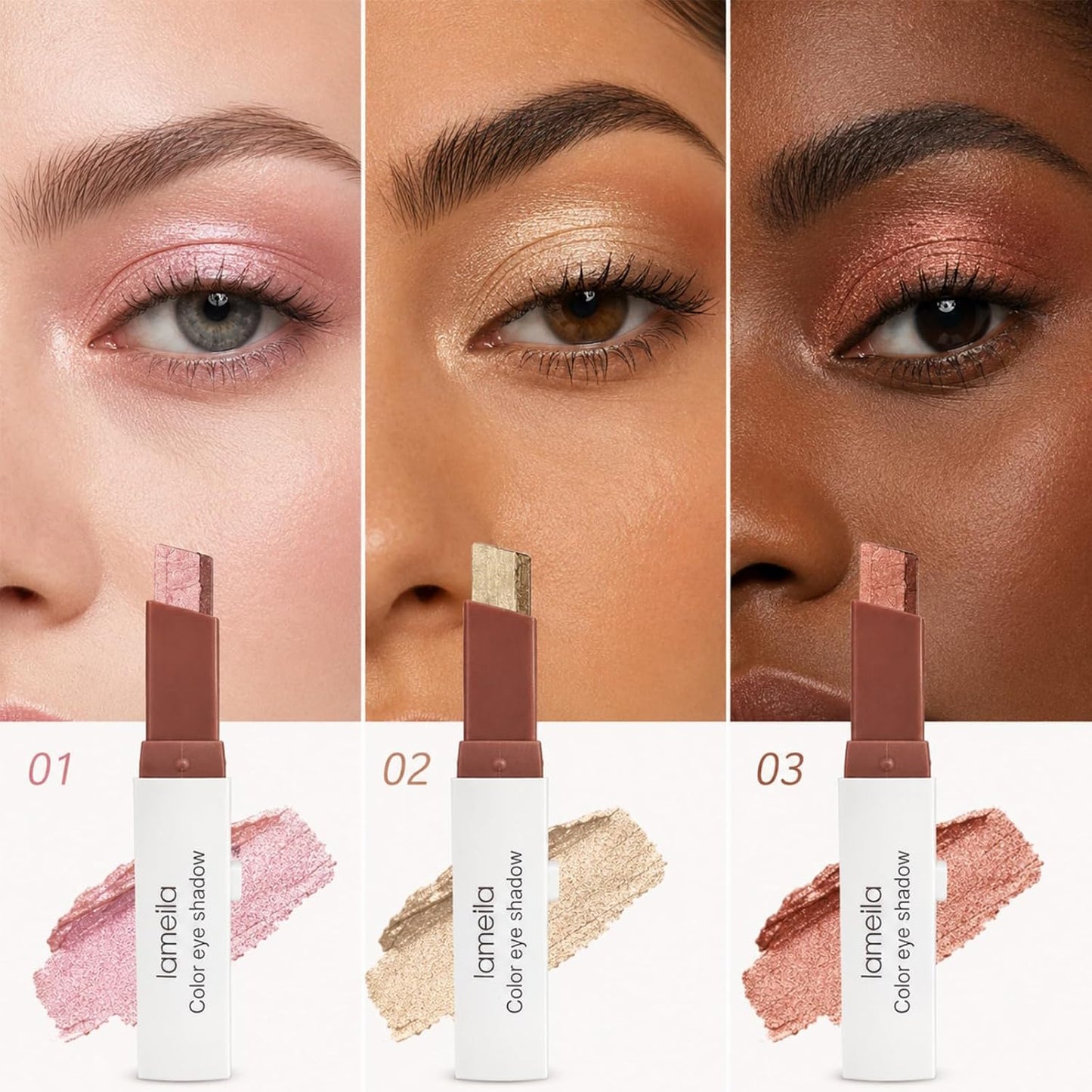 2-Color Shimmer Eyeshadow Stick