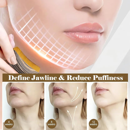 2Pack Lymphatic Contour Face Brush - Double Chin Reducer & Lymphatic Drainage
