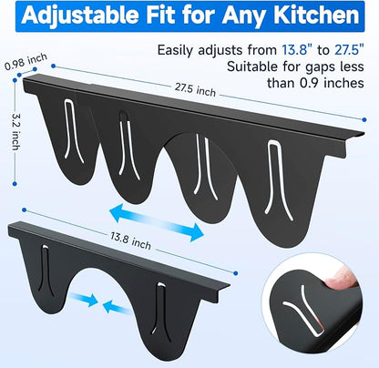 2 Pack / Set Stainless Steel Stove Gap Cover Set
