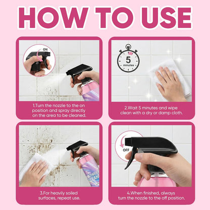 Bathroom Descaler Foam Cleaner for Sink Tub Floor Tile (10.58 oz)