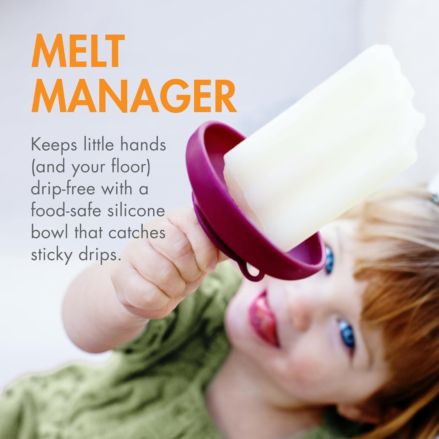 Silicone Popsicle Holders – 2-in-1 Mess-Free Ice Cream Cone Holders for Kids, Reusable & Dishwasher Safe Drip Catchers