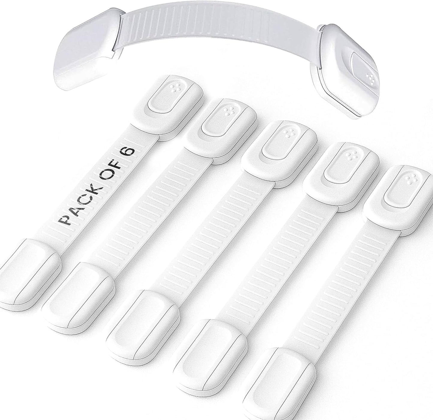 6 Pack Child Proof Cabinet Locks No Screws