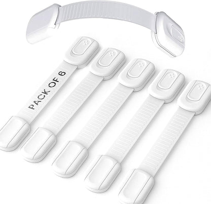 6 Pack Child Proof Cabinet Locks No Screws