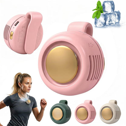 Clip-On Bladeless Fan with 3 Speeds for Outdoor, Office, Travel