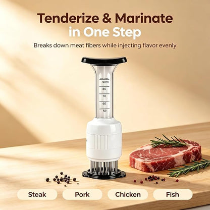 Meat Marinade Injector — Steak Seasoning Injection Needle