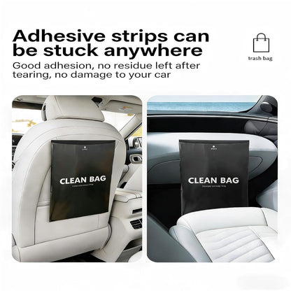 50 Count Recycled Disposable Car Trash Bags with 2.5 Gallon Heavy Duty Alternative