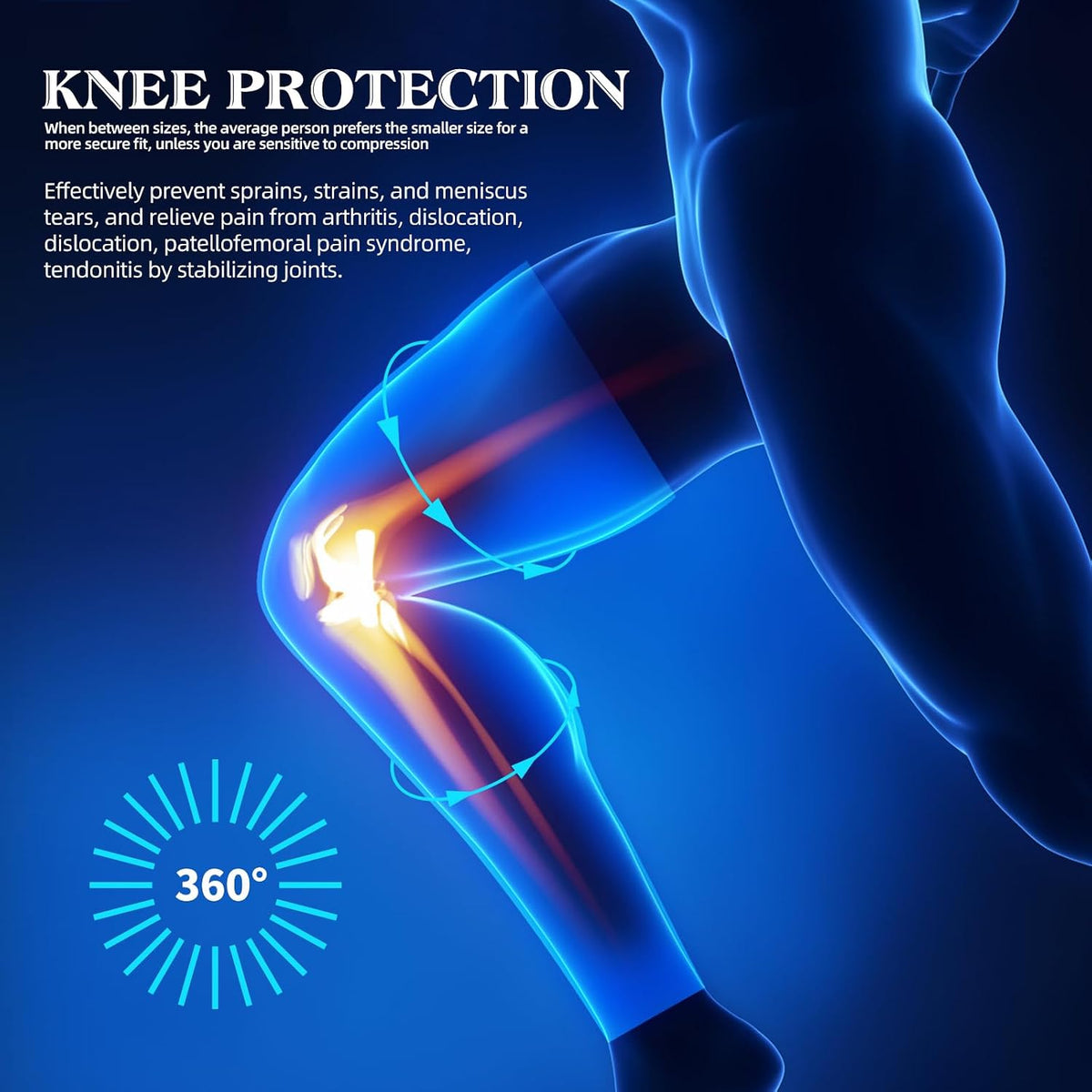 Full Leg Sleeves Protect Leg for Knee Pain Relief