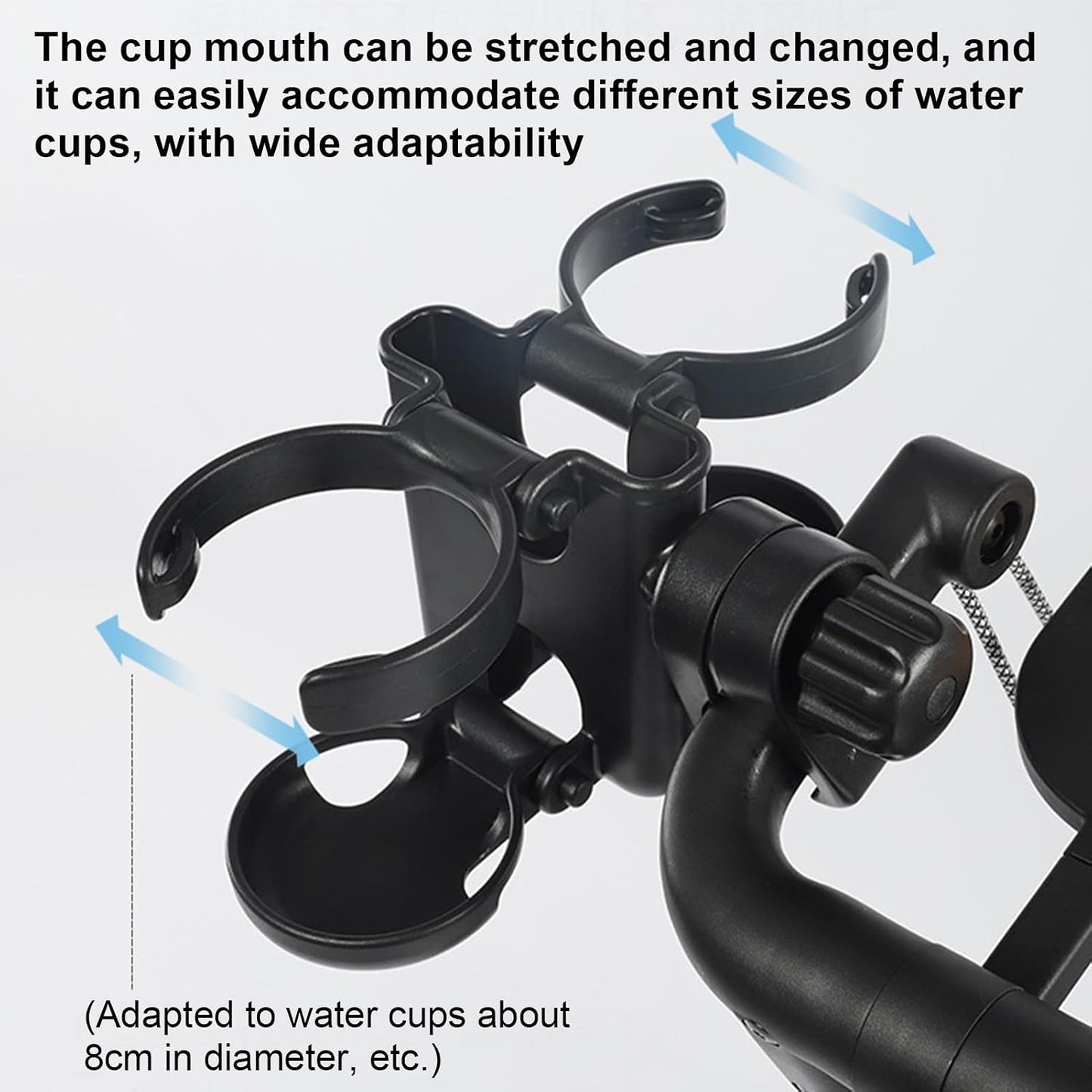 Stroller Cup Holder Wheelchair Water Bottle Holder