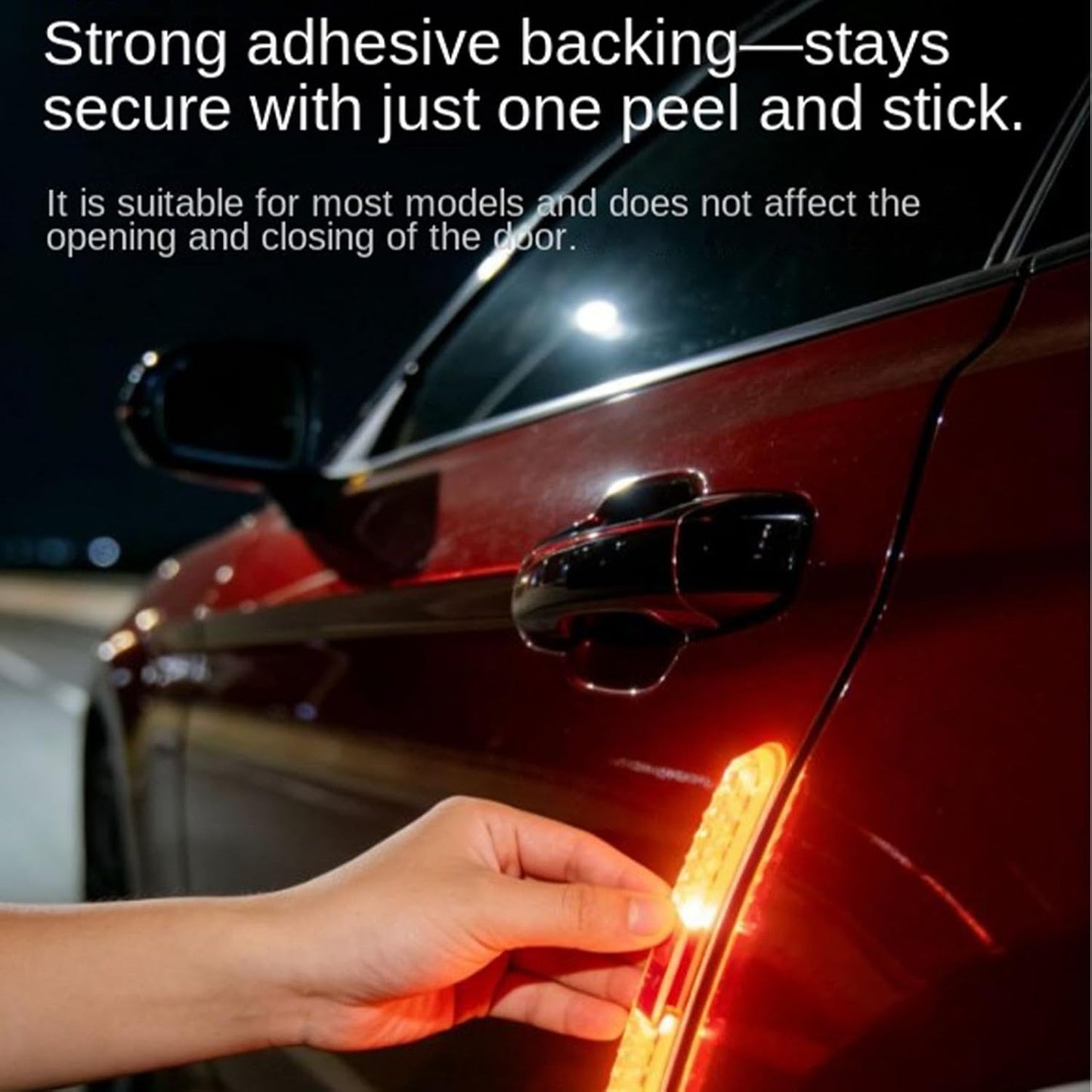 Solar-Powered 5-Color Automatic-Switching LED Strobe Light