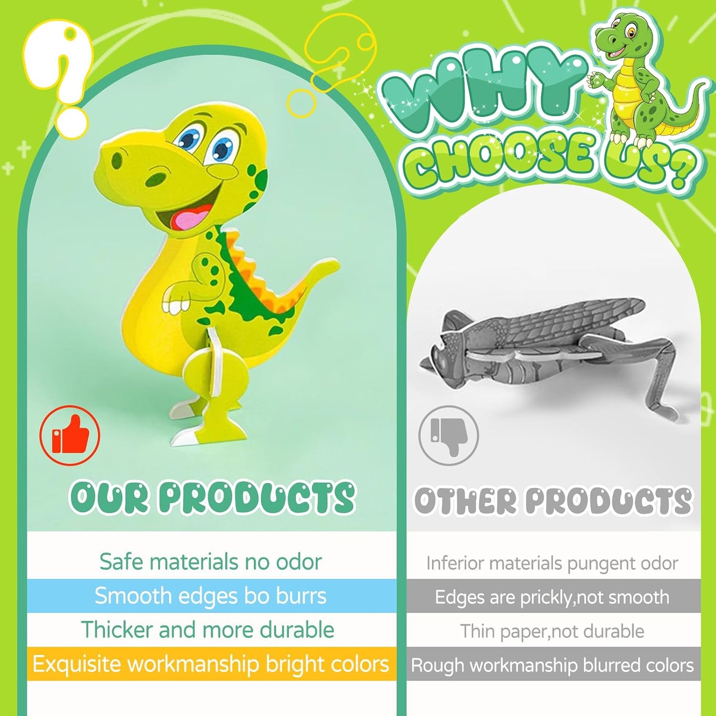 3D Cartoon Puzzle for Kids Educational Montessori Toys