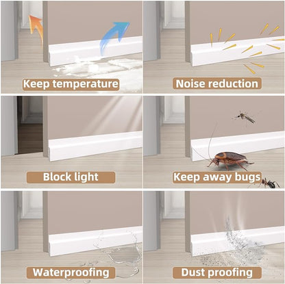 3M /Set Household Door Bottom Draft Stopper – Sealing Strip